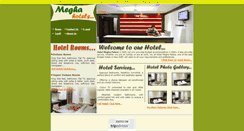 Desktop Screenshot of hotelmeghapalace.in